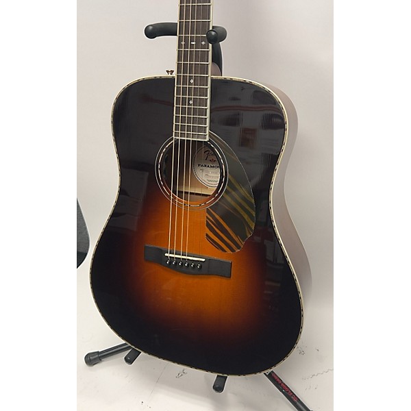 Used Fender Used Fender PARAMOUNT 220E 2 Color Sunburst Acoustic Guitar