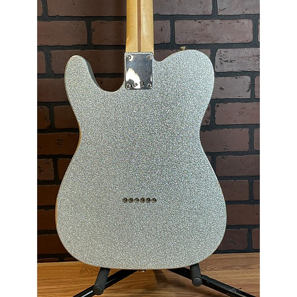 Used Fender Used Fender Brad Paisley Road Worn Telecaster Silver Sparkle Solid Body Electric Guitar