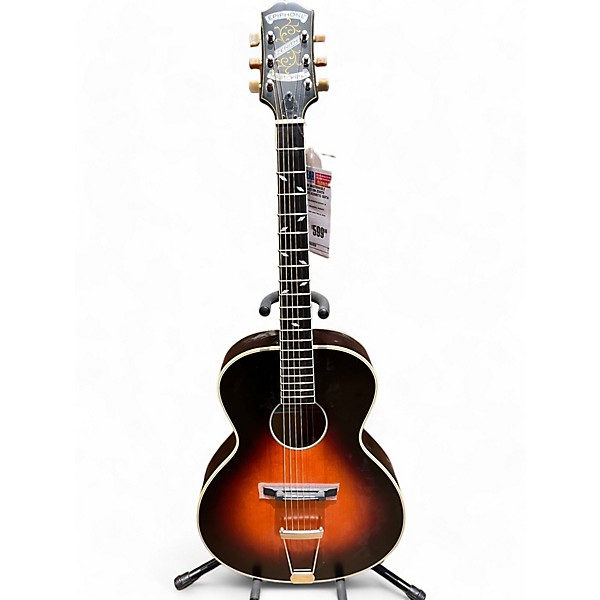 Used Epiphone Used Epiphone Masterbuilt Century Collection Zenith Tobacco Burst Acoustic Guitar