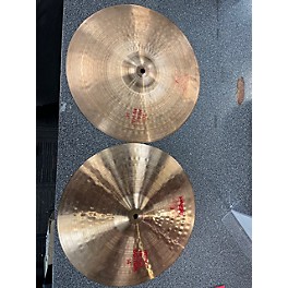 Used Paiste Used Paiste 14in 2002 Heavy Hihat Pair Cymbal