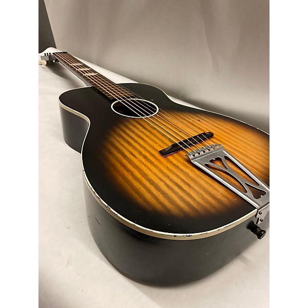 Vintage 1960s Stella H929 2 Color Sunburst Acoustic Guitar