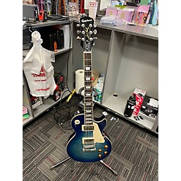 Used Epiphone Used Epiphone Les Paul Standard Pro Ocean Blue Burst Solid Body Electric Guitar