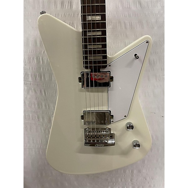 Used Sterling by Music Man Used Sterling By Music Man Mariposa White Solid Body Electric Guitar