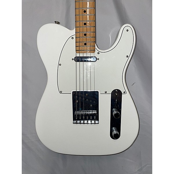 Used Fender Player Series Telecaster White Solid Body Electric Guitar