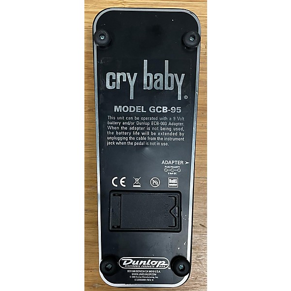 Used Dunlop Used Dunlop GCB95 Original Crybaby Wah Effect Pedal