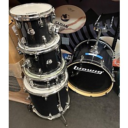 Used Ludwig Used Ludwig 5 piece Element Evolution 5 Piece Shell Pack BLACK SPARKLE Drum Kit