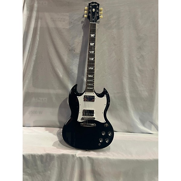 Used Epiphone Used Epiphone SG Standard Black Solid Body Electric Guitar