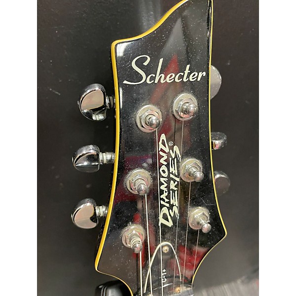 Used Schecter Guitar Research Used Schecter Guitar Research C1 Plus Left Handed 2 Color Sunburst Electric Guitar