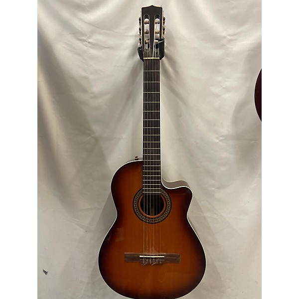 Used La Patrie Used La Patrie Hybrid Cutaway QII Light Burst Classical Acoustic Electric Guitar