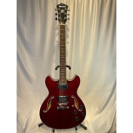 Used Ibanez Used Ibanez AS73 Artcore Trans Red Hollow Body Electric Guitar