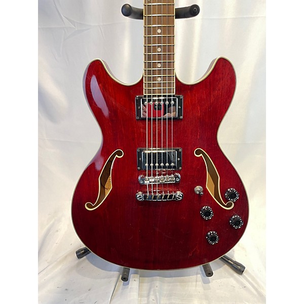 Used Ibanez Used Ibanez AS73 Artcore Trans Red Hollow Body Electric Guitar