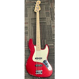 Used Squier Used Squier Affinity Jazz Bass Metallic Red Electric Bass Guitar