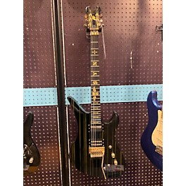 Used Schecter Guitar Research Used Schecter Guitar Research Synyster Gates Signature Custom Black Solid Body Electric Guitar