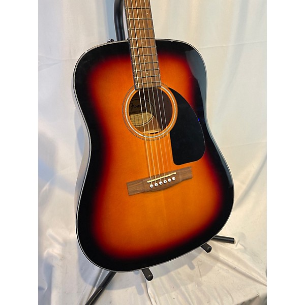 Used Fender Used Fender CD60 Dreadnought 3 Color Sunburst Acoustic Guitar