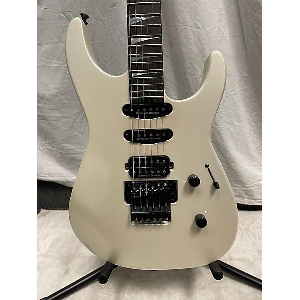 Used Jackson Used 2023 Jackson American SRS - SL3 Soloist Platinum Pearl Solid Body Electric Guitar