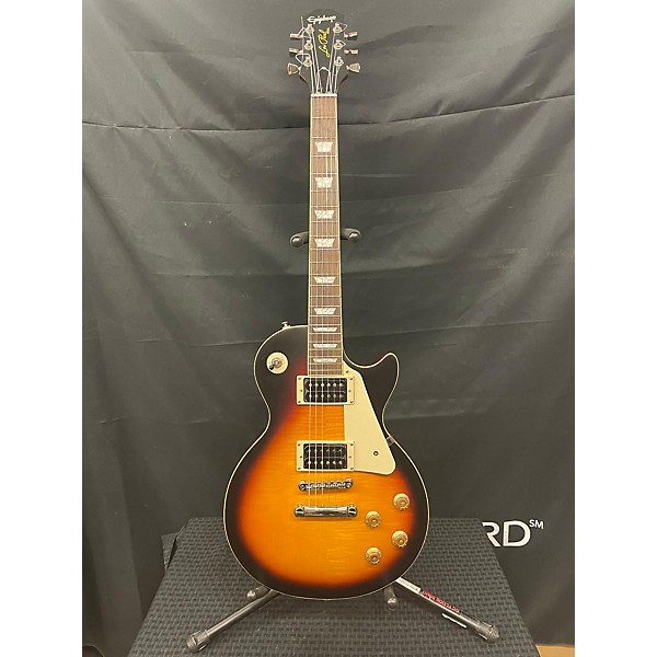 Used Epiphone Used Epiphone 1959 Reissue Les Paul Standard Tobacco Burst Solid Body Electric Guitar