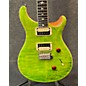 Used PRS Used PRS SE Custom 24 GREEN FLAME Solid Body Electric Guitar