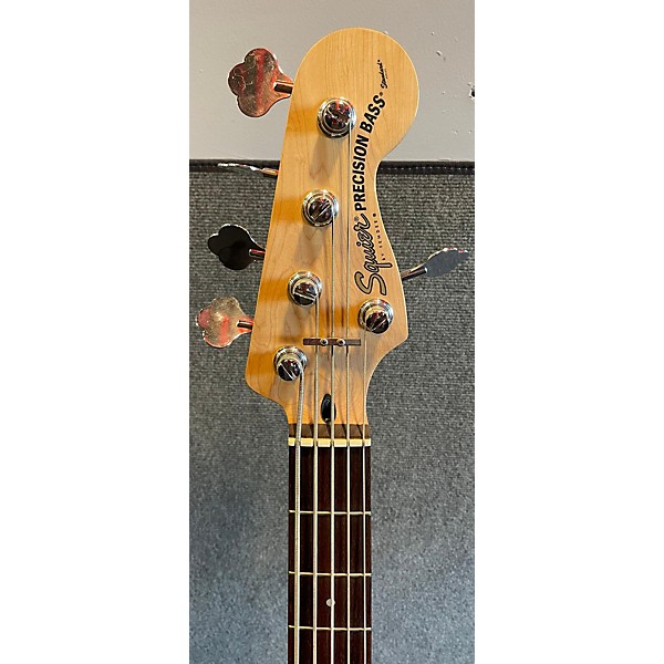 Used Squier Used Squier Vintage Modified Precision Bass V Black Electric Bass Guitar