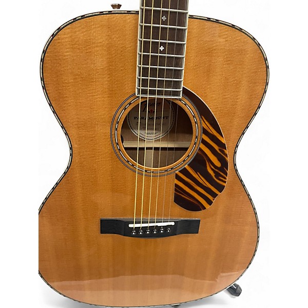 Used Fender paramount po-220e Natural Acoustic Guitar