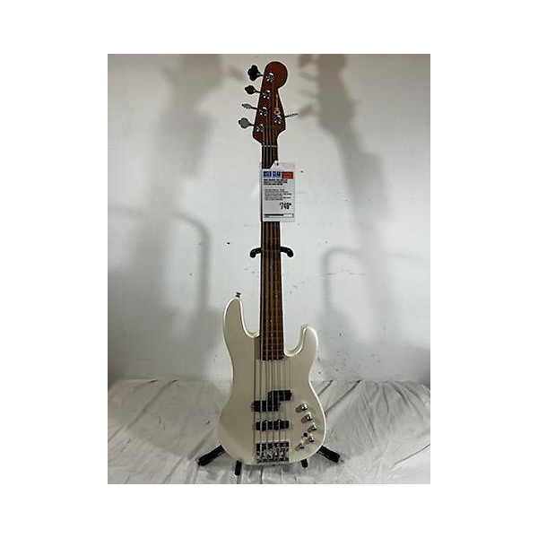 Used Charvel Used Charvel Pro Mod San Dimas PJ V Platinum Pearl Electric Bass Guitar