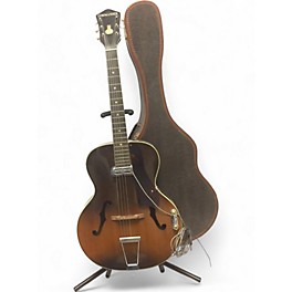 Vintage 1950s Harmony Commander Archtop Sunburst Acoustic Electric Guitar