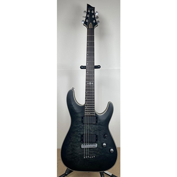 Used Schecter Guitar Research Used Schecter Guitar Research C1 Platinum Trans Black Solid Body Electric Guitar