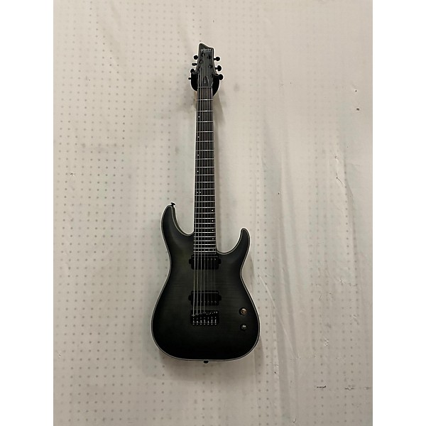 Used Schecter Guitar Research Used Schecter Guitar Research KM7 Black Solid Body Electric Guitar