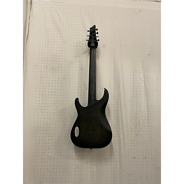 Used Schecter Guitar Research Used Schecter Guitar Research KM7 Black Solid Body Electric Guitar