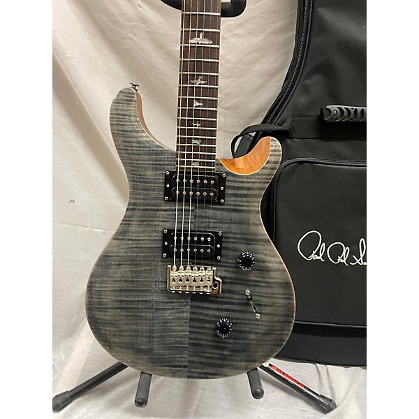 Used PRS Used PRS SE Custom 24 Trans Charcoal Solid Body Electric Guitar