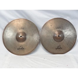 Used Saluda Hi Hats Pair Used Saluda Hi Hats Pair 14in Glory Cymbal