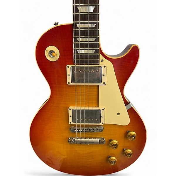 Used 2017 Gibson Custom Shop R8 Les Paul Standard Heritage Cherry Sunburst VOS Solid Body Electric Guitar