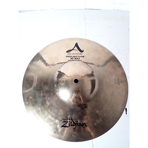 Used Zildjian Used Zildjian 13in A Custom Projection Hi Hat Cymbal