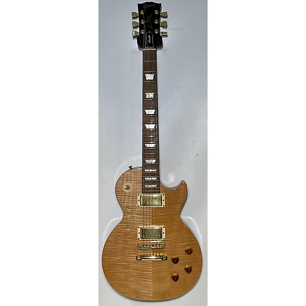 Used Gibson Les Paul Studio Premium Plus Natural Solid Body Electric Guitar