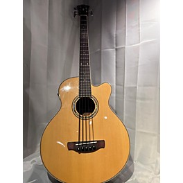 Used Ibanez Used Ibanez AEB105E Natural Acoustic Bass Guitar