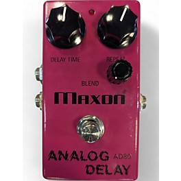 Used Maxon ANALOG DELAY AD80 Effect Pedal