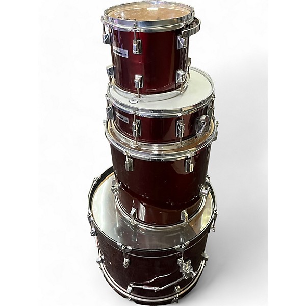 Used Taye Drums Used Taye Drums ROCK PRO Burgundy Drum Kit