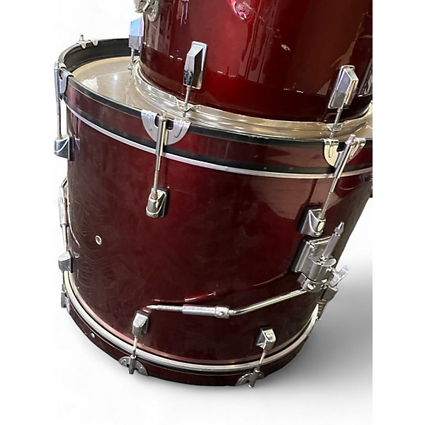 Used Taye Drums Used Taye Drums ROCK PRO Burgundy Drum Kit