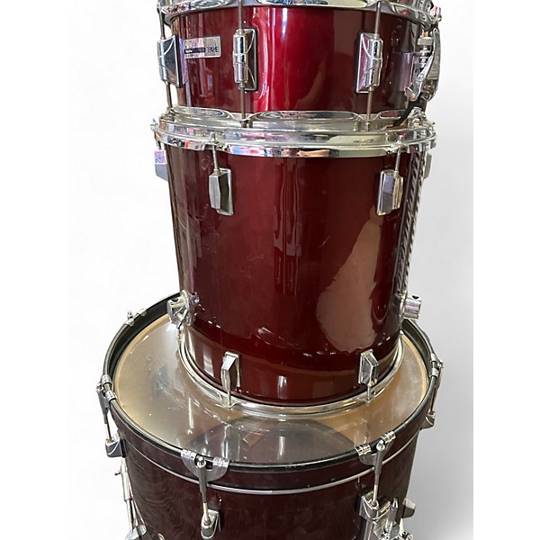 Used Taye Drums Used Taye Drums ROCK PRO Burgundy Drum Kit