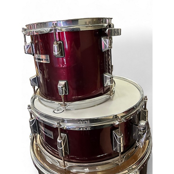 Used Taye Drums Used Taye Drums ROCK PRO Burgundy Drum Kit