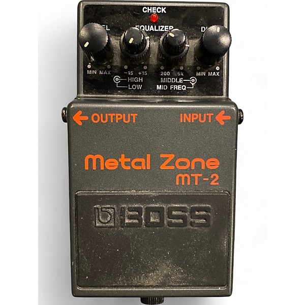 Used BOSS MT2W Metal Zone Waza Craft Effect Pedal