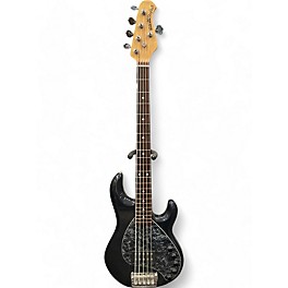 Used Ernie Ball Music Man Used Ernie Ball Music Man STINGRAY 5 PIEZO Black Sparkle Electric Bass Guitar