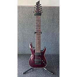 Used Schecter Guitar Research Used Schecter Guitar Research HELLRAISER C-9 9 STRING Black Cherry Solid Body Electric Guitar