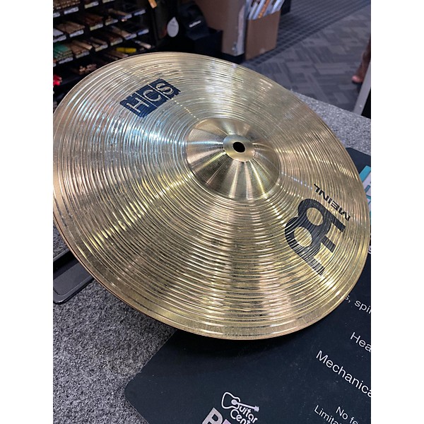 Used MEINL 14in HCS Hi Hat Pair Cymbal