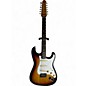 Used Fender ST-XII Stratocaster 3 Tone Sunburst Solid Body Electric Guitar thumbnail