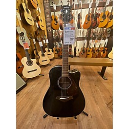 Used Yamaha Used Yamaha FGX720SCA Black Acoustic Electric Guitar