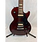 Used Gibson Used Gibson Les Paul Studio Deluxe II Maroon Solid Body Electric Guitar