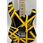 Used EVH Used EVH Striped Series Black And Yellow Solid Body Electric Guitar