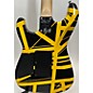 Used EVH Used EVH Striped Series Black And Yellow Solid Body Electric Guitar