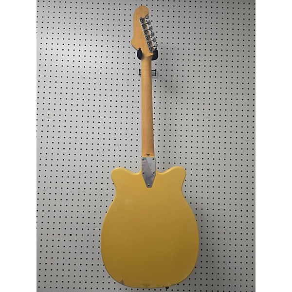 Vintage Vintage 1970s MICROFRETS WANDERER TV Yellow Hollow Body Electric Guitar