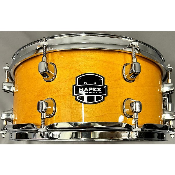 Used Mapex Used 2020s Mapex 6X13 MPX Maple Drum Gloss Natural